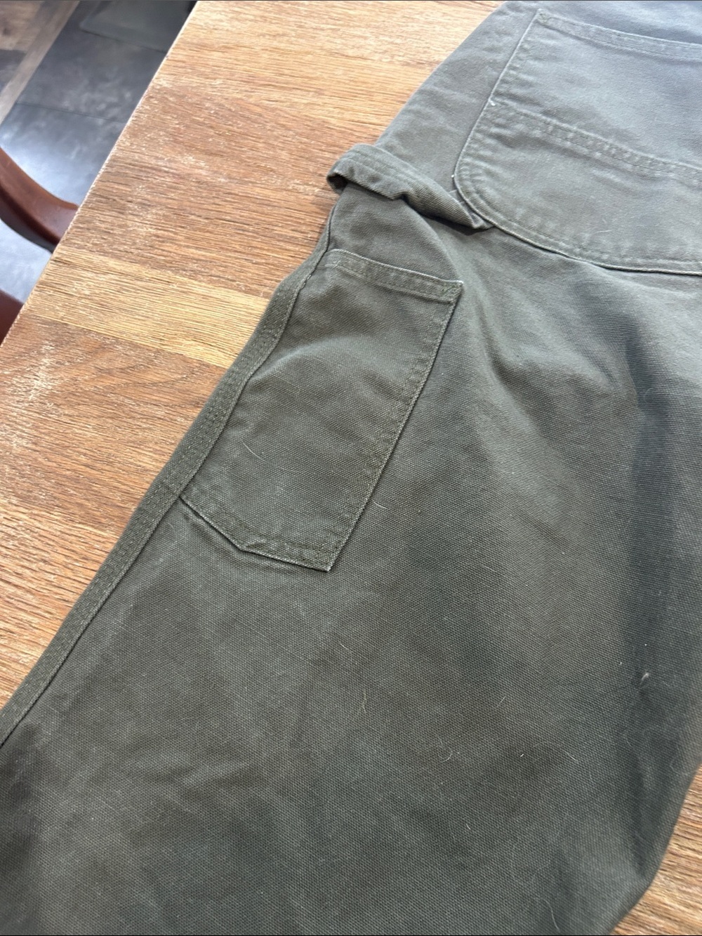 Carhartt Men's Olive Canvas carpenter Work size 31 - Picture 9 of 10